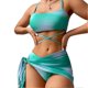 thumbnail image 1 of 3-piece Tie-Dye Sexys Bikini Set for Women Quick Drying Swimming Clothes for Outdoor Beach, 1 of 5