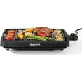 Starfrit The Rock Electric Indoor Smokeless BBQ Grill, Black