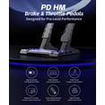 thumbnail image 2 of Set totalmente metálico de frenos y aceleradores Sim Racing Pedals PXN PD HM, 2 of 9