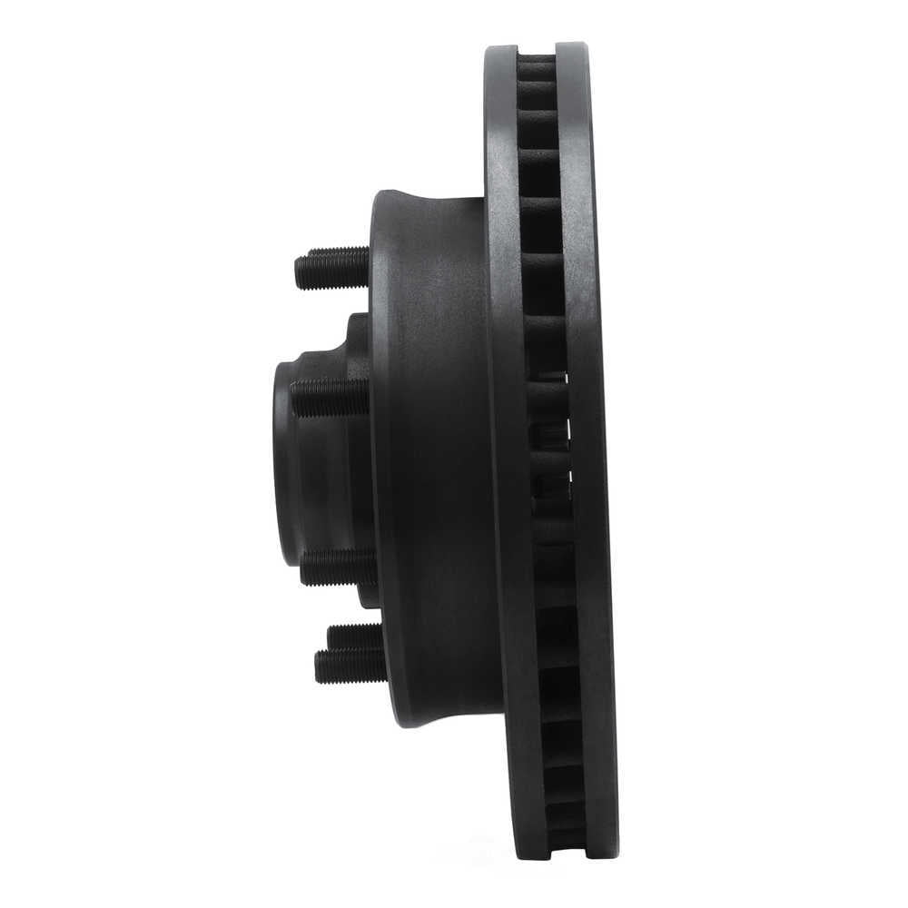 Dynamic Friction Company 633-48042L DFC Brake Rotor - Drilled And Slotted - Black