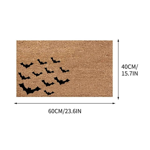 Halloween Printed Carpet Non-slip Entry Door Entry Mat Absorbent Bathroom Kitchen Entryway Mat