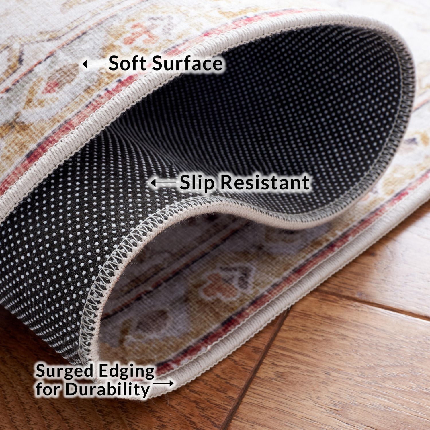 SAFAVIEH Tucson Nazca Traditional Machine Washable Area Rug