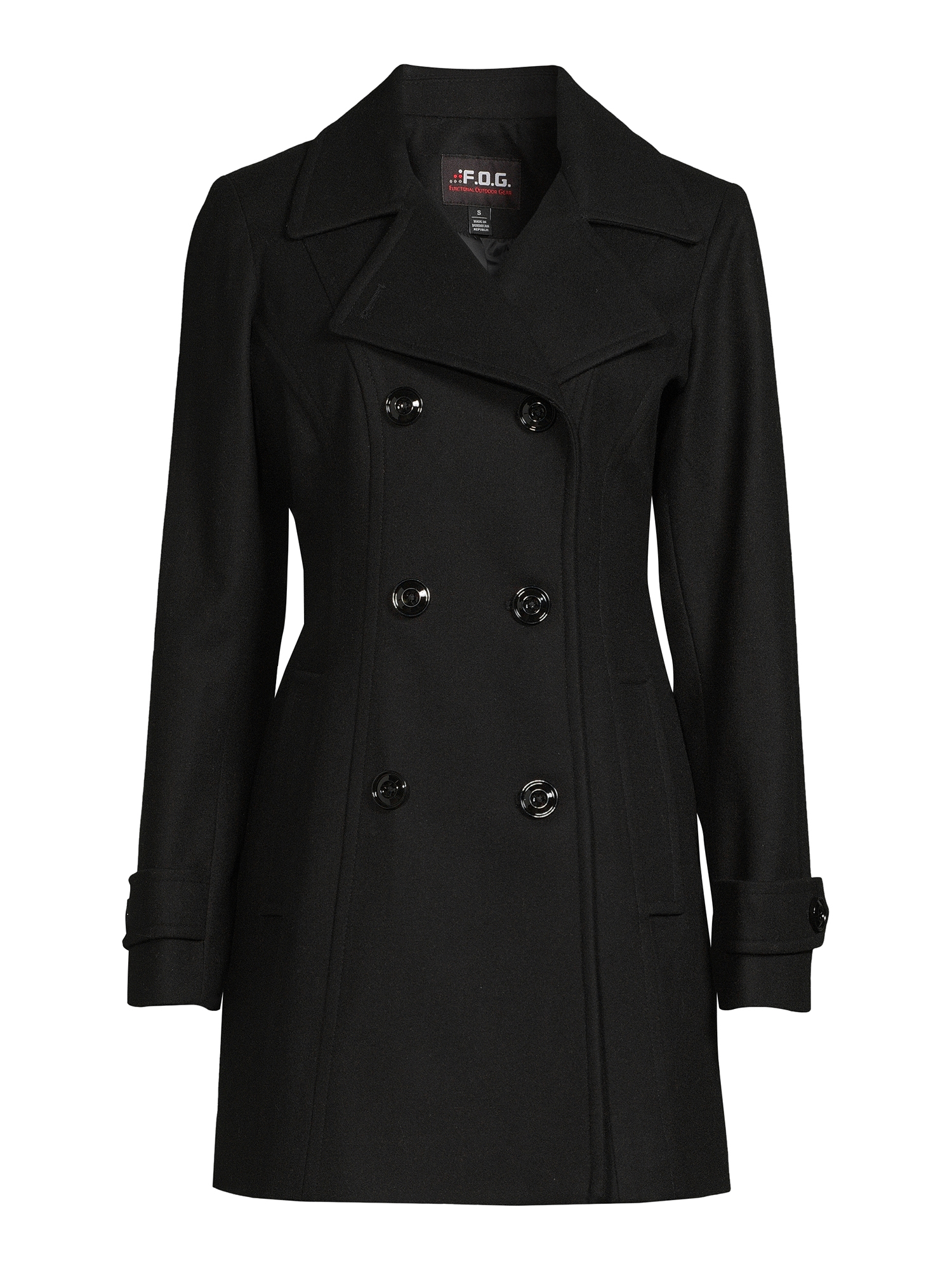 Double-breasted Wool coat ¥48,400 Double Breasted Wool Long Overcoat – Vintage Jacket