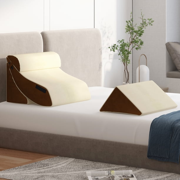 BALUS 6PCS Bed Wedge Pillows Set, Orthopedic Pillow for Sleeping, Post