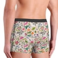 thumbnail image 4 of Bingfone Bunny Floral Men's Underwear - Casual Stretch Boxer Briefs-Large, 4 of 7
