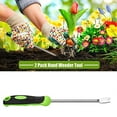 thumbnail image 4 of Standing Weeder Stainless Steel 33x4x4cm Manual Weed Grass Cutter Plow Loosener Extractor Durable Ergonomic Handle for Flower Beds Lawn Garden Yard No Bending Removal, 4 of 5