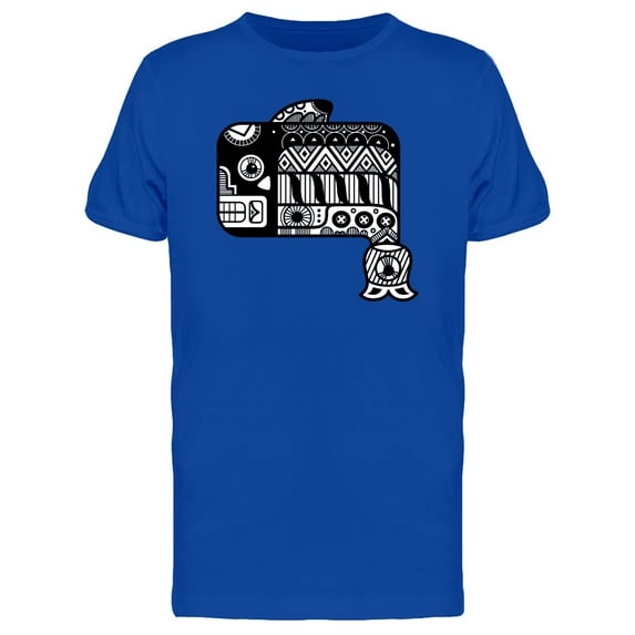 Boho Tribal Fish Doodle Tee Men's -Image by Shutterstock