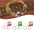 6Pcs/Set Copper Alloy Acoustic Guitar Strings Parts Full Size 1048 11