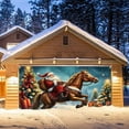 thumbnail image 5 of Holiday Cheer Garage Festive Christmas Banner with Bright Colors Festive Design Perfect for Auto Enthusiasts Home Garages Easy Hanging Durable Material, 5 of 5
