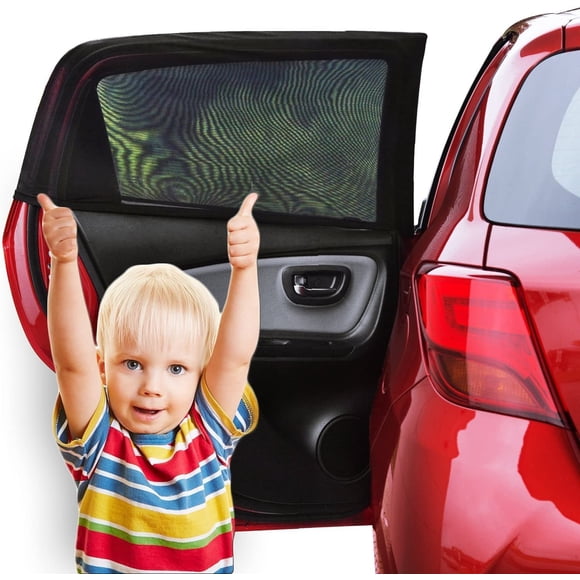 Voiture de Protection Solaire pour Bébé (2 Pcs) - Pare-Soleil avec Protection Uv pour Enfants, - Installation Facile et Rapide