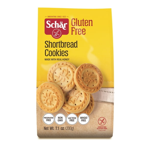 Schär GlutenFree Shortbread Cookies Made with Real Honey, 7.1 oz