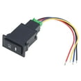 thumbnail image 2 of Foglight Switch 5 Pin Fog Lamp Push Button Switch 3A 12V On Off Light Switch Replacement For Auto Car, 2 of 8