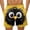 Yellow, variant on Purcolt Mens Swim Trunks Y2K Funny Cartoon Expression Face Print Beach Shorts Casual Boarding Short with Pockets
