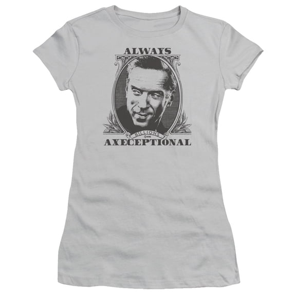 Billions Axeceptional Junior Women's T-Shirt Sheer Silver