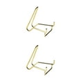 thumbnail image 3 of kurtrusly Contemporary Iron Ores Stone Display Stand Chic Rock Holder Base Home Office Decor Golden M 2Set, 3 of 6