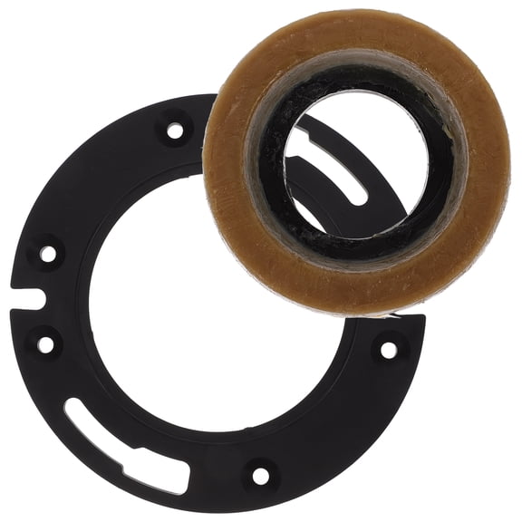 unbranded 1 Set Toilet Flange Wax Ring Bathroom Toilet Bowl Gasket Toilet Flange Installation Repair Kit Bathroom Toilet Flange Part
