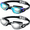 Aqua & Bright Sliver, variant on 2 Pack Adult Swim Goggles with Ear Plugs, Wide View, Anti-Fog, UV Protection, Leak-Free Comfortable Fit for Men & Women, Pool, Beach, Open Water