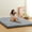 Light Gray-Queen, variant on 2025 New Japanese Floor Mattress Futon, 3 '' Thicken Futon, Portable & Foldable Tatami Mat for Sofa Lounger Camping Dormitory Yoga Sleep Nap Meditation