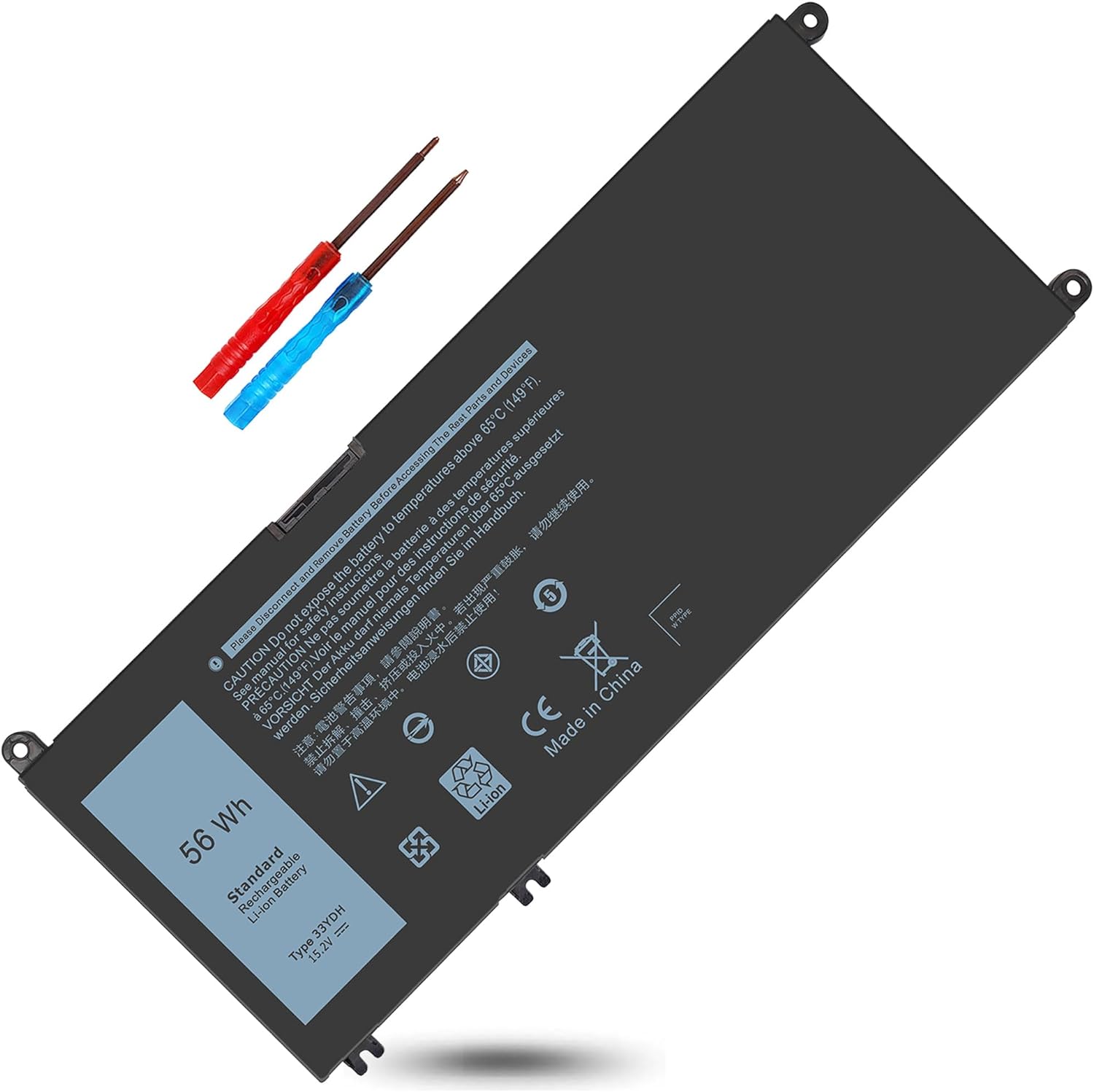 68Wh Replacement Laptop Battery For Dell Latitude 5501 5401 5511 5510 5411 & Precision 3541