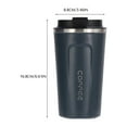 thumbnail image 4 of Uanit 17 Oz Travel Coffee Cups Vacuum Insulated Mug Thermal Tumbler to Go with Lid Leak Proof Reusable Stainless Steel Coffee Mug Spill Proof for Hot and Cold Water Coffee and Tea, 4 of 5