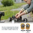 thumbnail image 2 of Tholdsy 4 piezas de cubos de ruedas de goma modelo Crawler Vehicle Rim Kit mejora parte neumáticos accesorios reemplazo para WPL C14 C24 C34 B14 B16 Kits de construcción modelo Oro Tholdsy FN010038-03, 2 of 6
