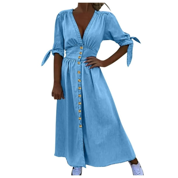 Vestido de terciopelo con cuello alto, manga larga y bolsillos para mujer - Corte holgado informal, poliéster, para uso diario - Tallas S-XXL