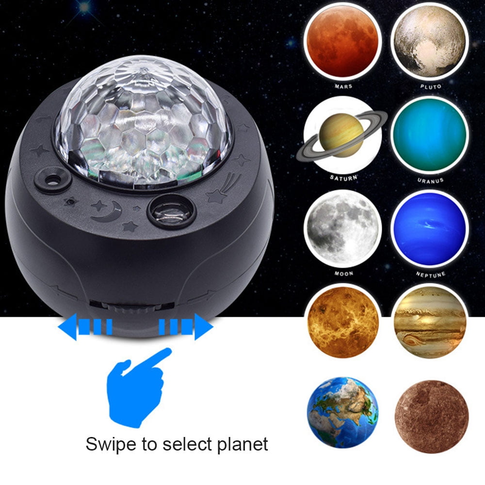 POINTERTECK LED Galaxy Starry Night Light Projector Star Sky Party Baby Kids Room Lamp Decor