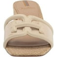 thumbnail image 2 of Sam Edelman Waylon Modern Ivory Slip On Squared Open Toe Mule Block Heel Sandals (Modern Ivory, 9.5), 2 of 6