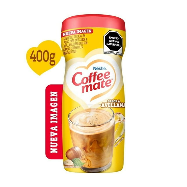 Cremador para café Coffee Mate en polvo sabor avellana 400 g