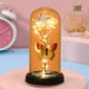 thumbnail image 5 of Teissuly 8.66x4.33inch Valentine's Day Rose Gift for Women , Colorful Rose Luminous Flower Glass Cover, Gift for Women, Mom, Valentine's Day, Anniversary, Birthday Teissuly WER202312024213, 5 of 6