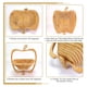 thumbnail image 5 of Xihbxyly Cesta con Forma de Fruta, Diseño Plegable, Base Giratoria, Ahorra Espacio, Multiusos para Frutas, Verduras, Pan, Arreglos Florales, Cocina, Viajes En Autocaravana, 30 X 27 Cm, 5 of 7