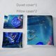 thumbnail image 5 of Juego de Funda Nórdica de Rosa, Tamaño King, Juego de Ropa de Cama de Mariposa y Luna de Bosque para, 5 of 8