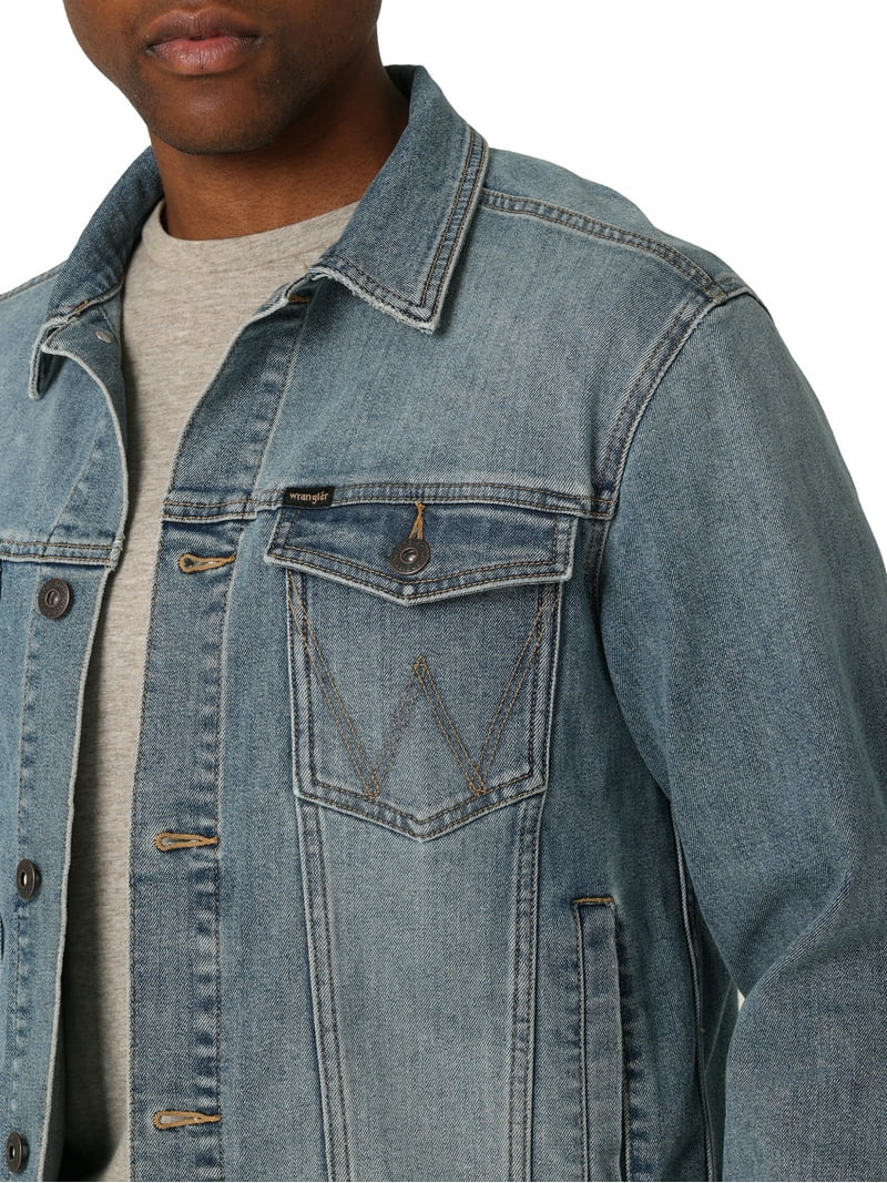 Wrangler　Coating Denim Trucker Jacket Free Shipping! Wrangler Men's Classic Denim Trucker Jacket