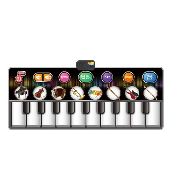 TopLLC Educational Toddler Toys Interactive Kids Toys Keyboard Dancing Mat Musical Instrument Electronic Piano Music Educational Toy Baby Toys for Age 3+