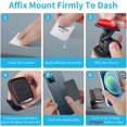 thumbnail image 3 of [2 Pack] Magnetic Phone Car Mount, APPS2Car Sturdy Stick-on Cell Phone Holder Car Built-in Amazing Strong Magnets,, 3 of 5