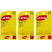 6 Pack Carmex Classic Medicated Lip Balm Stick, Original, SPF 15, 0.15 oz Bundle