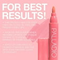 thumbnail image 4 of Palladio Lip Stain Hydrating and Waterproof Formula Matte Color Look Longlasting All Day Wear Lip Color Smudge Proof Natural Finish Precise Chisel Tip Marker, Rose, 4 of 6