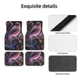 thumbnail image 4 of Yiaed Bird6 Print Carpet Floor Mats for Cars, Auto Accessories Front & Rear Car Floor Mats Car Floor Foot Mat Sets of 4 Pieces, 4 of 7