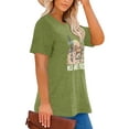 thumbnail image 2 of Anbech Cactus Plus Size T-Shirts for Women Graphic Cowboy Wild And Free Print Vintage Short Sleeves T-Shirt with Round Neck, 2 of 3