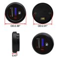 thumbnail image 2 of 12V 2Inch 52mm Ultra Thin Car Motorcycle Fuel Level Meter Gauge Electronic 8 LED Light,Fuel Gauge, 2 of 6