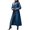 Blue, variant on Vedolay Casual Jackets for Women Casual Long Sleeve Open Front Lapel Collar Work Office Casual Jacket,Black S