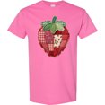 thumbnail image 3 of Inktastic Patchwork Strawberry Design T-Shirt, 3 of 5
