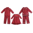 thumbnail image 4 of Pijama de franela de tartán para bebé, conjunto familiar a juego para niño y niña, ropa de dormir de Navidad, 4 of 4