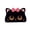 Bow, variant on HOARBOEG Black Cat Shaped Diatomaceous Earth Stone Bath Mat, Non-Slip Super Absorbent Quick Dry Shower Mat with Rubber Backing, Halloween Fall Bathroom Floor Decor, 23.6x15.7 Inch