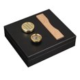 thumbnail image 3 of Humidor de caja de puros de madera hecho a mano brillar Electrónica, 3 of 5