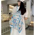 thumbnail image 3 of Cute Kawaii Backpack for School Kawaii Backpack with Kawaii Accessories Backpack Cute Aesthetic Backpack Japanese School Bag (Blue), 3 of 4