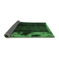 thumbnail image 2 of Ahgly Company Indoor Rectangle Abstract Emerald Green Modern Area Rugs, 3' x 5', 2 of 4