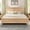 Natural Oak, variant on Papajet Wood King Bed Frame with Headboard & Footboard, Modern Fluted Wooden Platform Bedframe with Rounded Safety Edges, Walnut