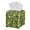 Christmas Tree Bells, variant on POLERO Suqare Tissue Box Holder, 5.1"X5.1"X5.5" Waterproof Tissue Box Cover PU Leather Facial Organizer for Dresser Bathroom Home Decor (Happy Chrsitmas Bell)