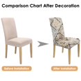thumbnail image 7 of Artistic Boho Chic Dining Chair Covers for Kitchen Set of 4, Washable Stretch Slipcovers Featuring Vintage Tribal Patterns, Removable Polyester Seat Protectors for Rustic Farmhouse Decor, 7 of 7